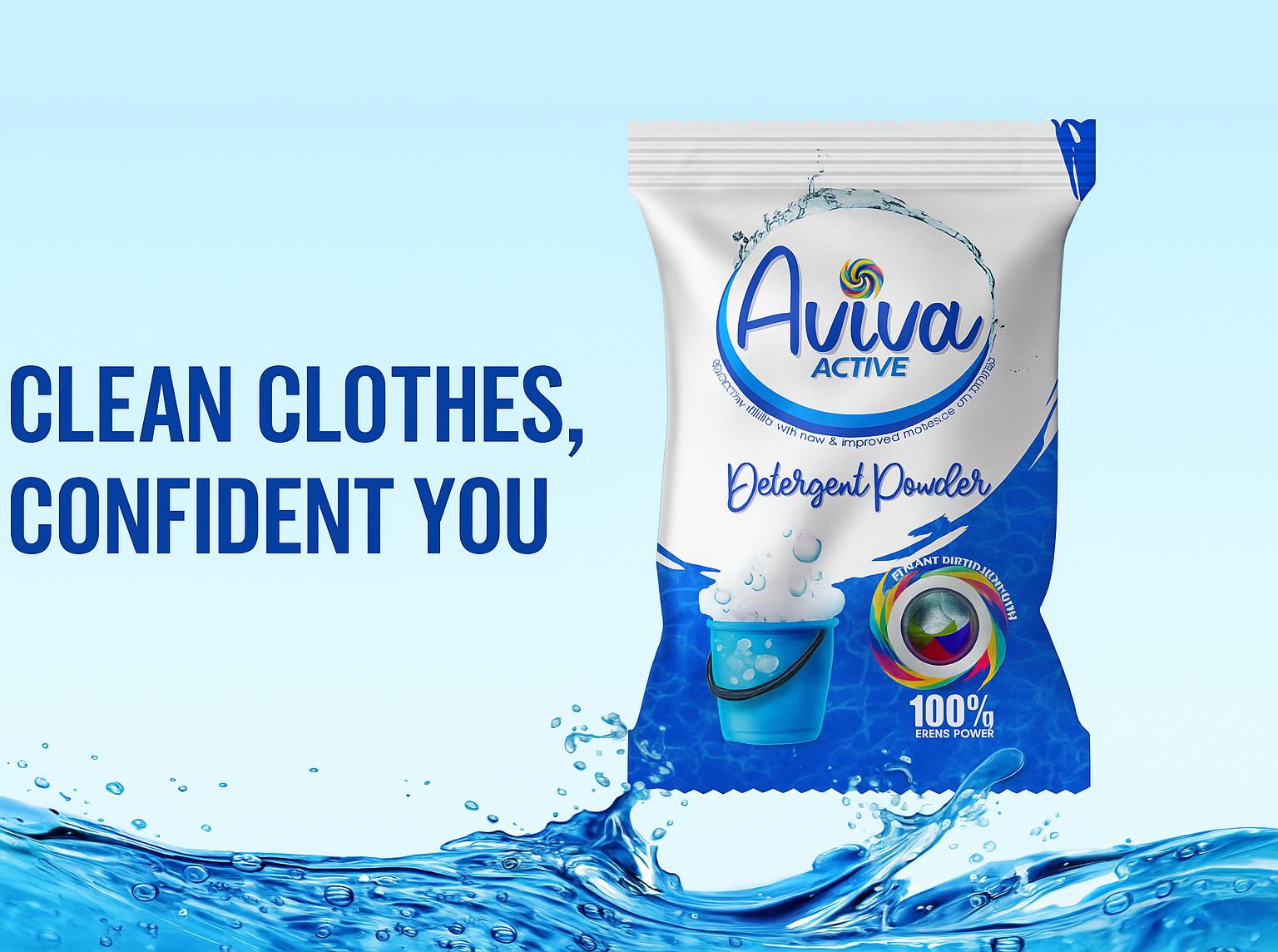 Aviva Detergent Banner